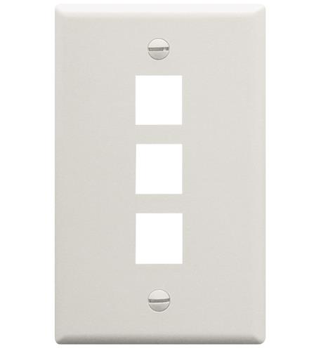 FP03PWH-SPK FACEPLATE 25 PK WHITE