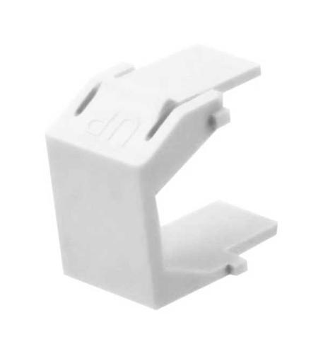 BLANK MODULE INSERT WHITE 10-PK