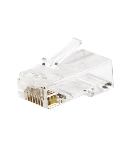 RJ45 CAT6 MODULAR PLUG 100 PACK