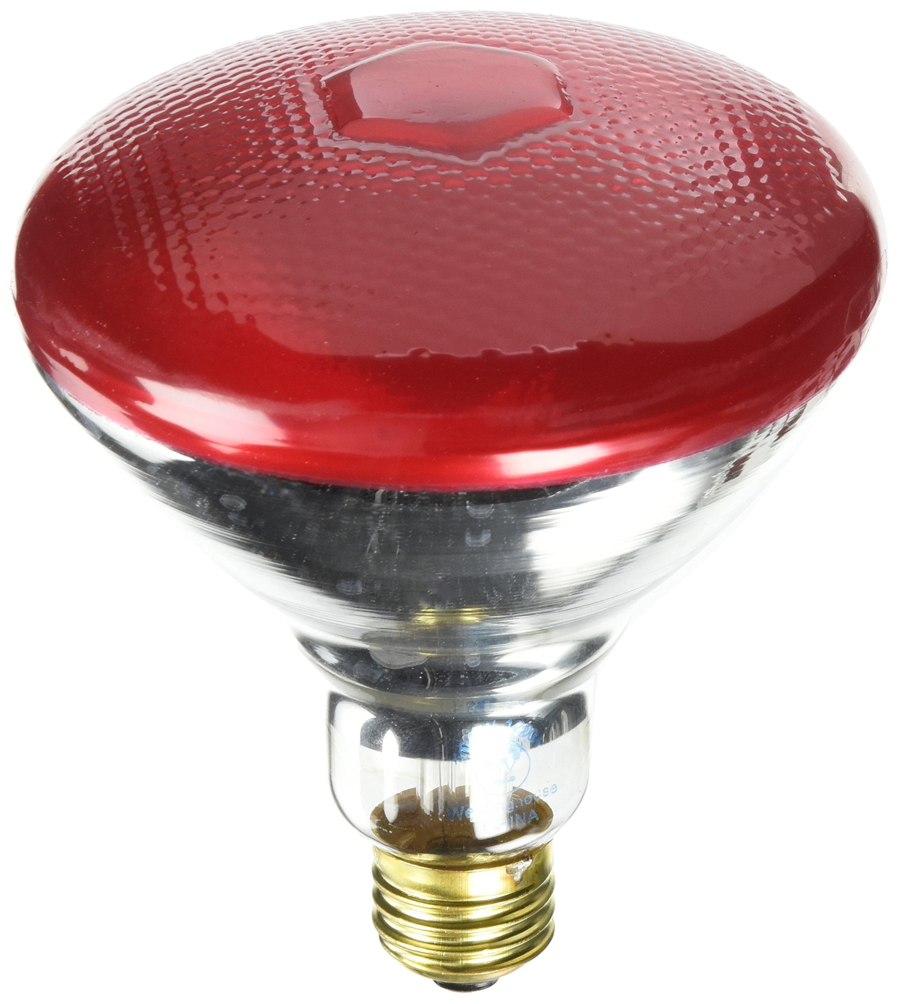 100W BR38 Incandescent Reflector Red Flood E26 (Medium) Base, 120 Volt, Box