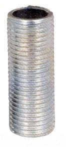 Steel Nipple Zinc-Plated 6" Long