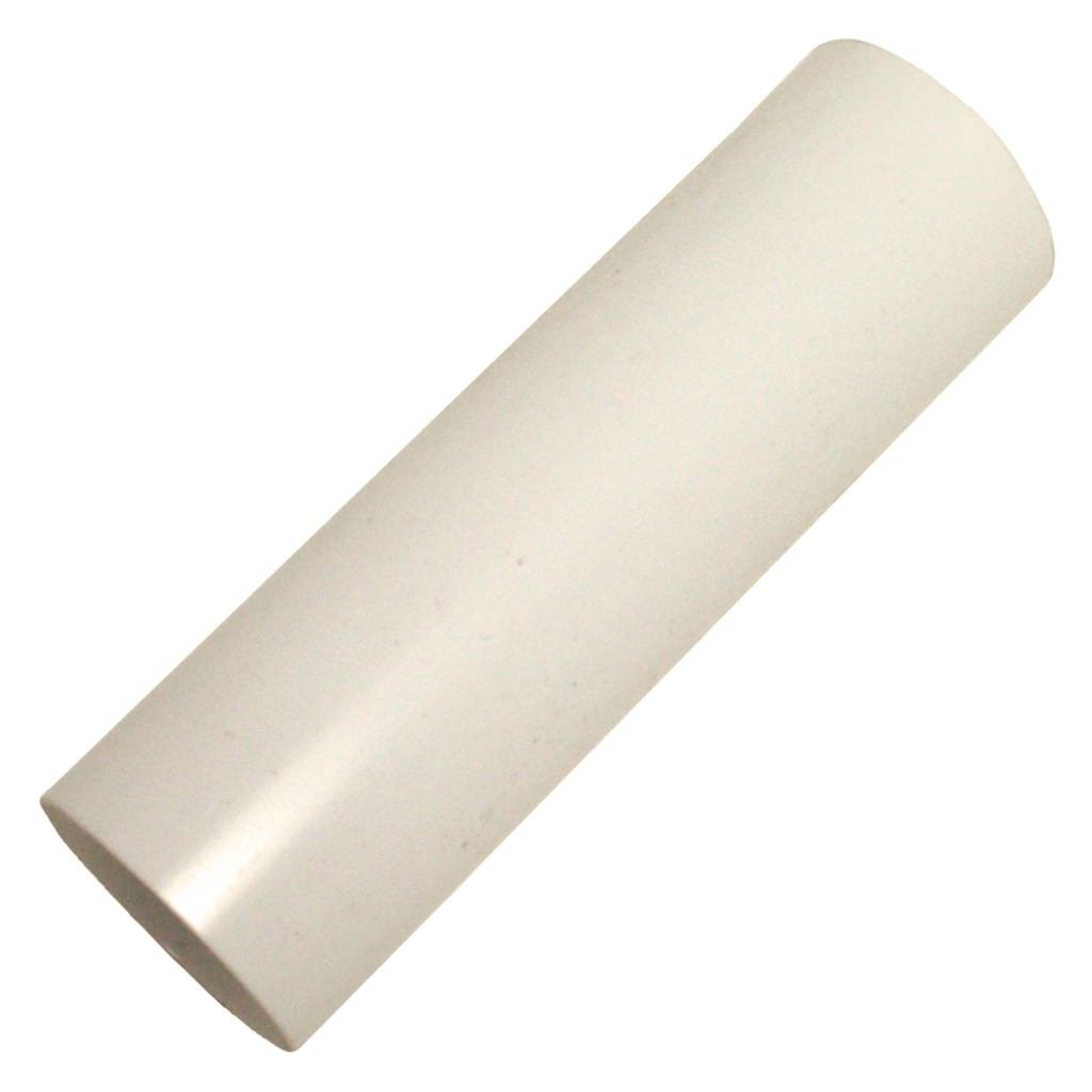 Plastic Candle Socket Cover White 4" Long