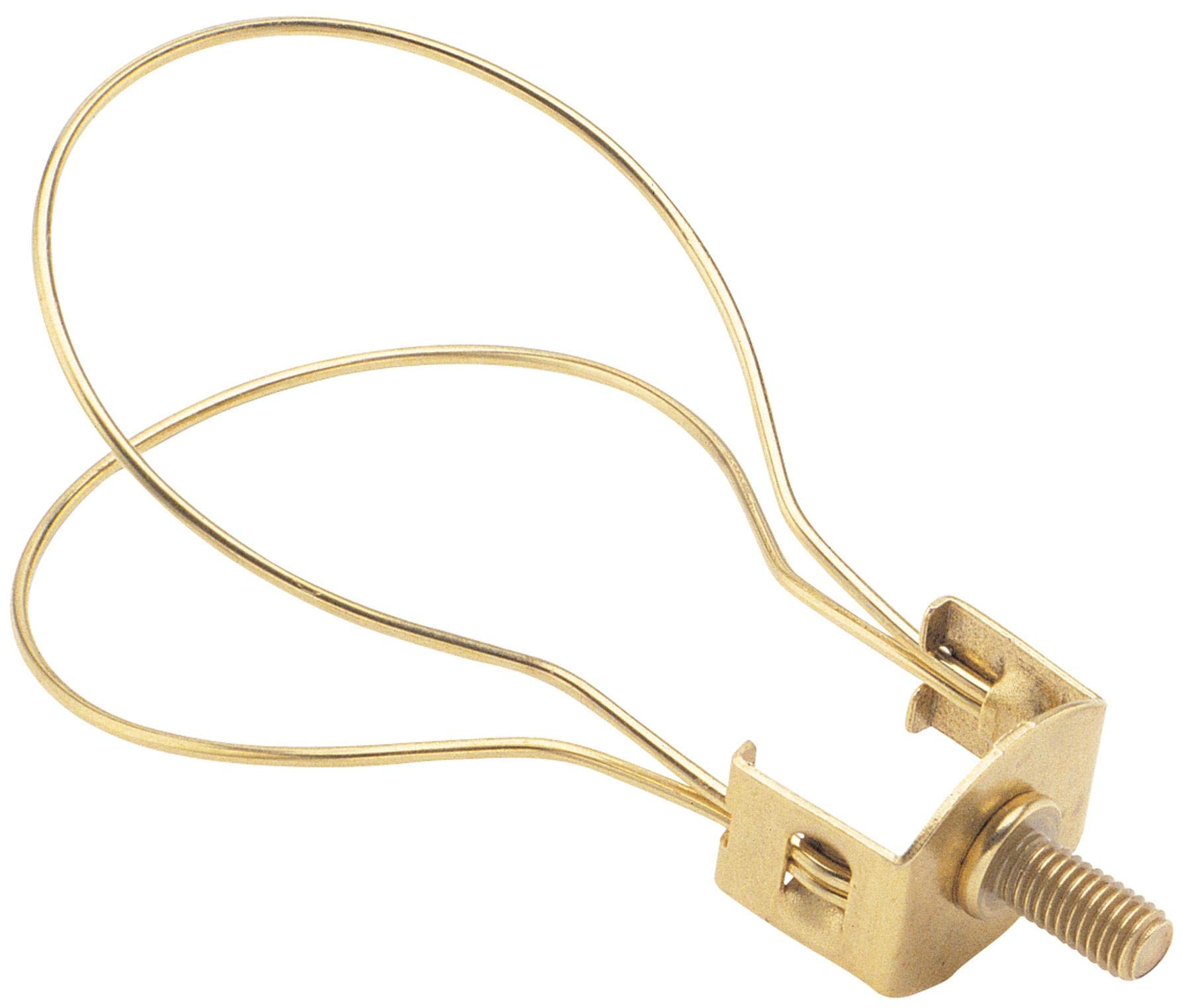 Clip-On Lamp Adapter Brass Finish