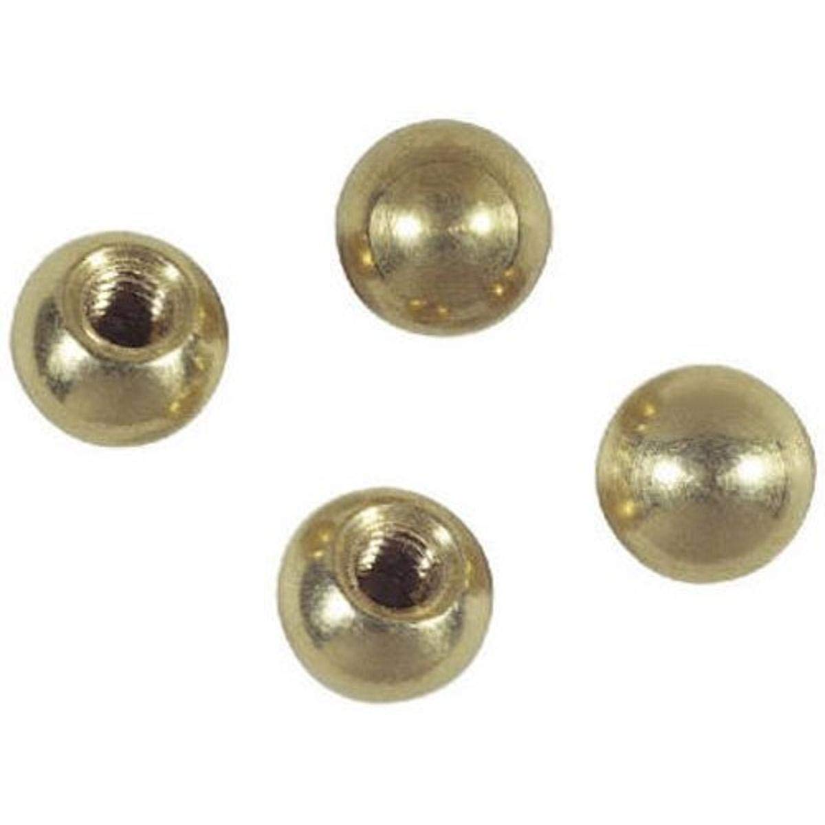 4 Cap Nuts Solid Brass