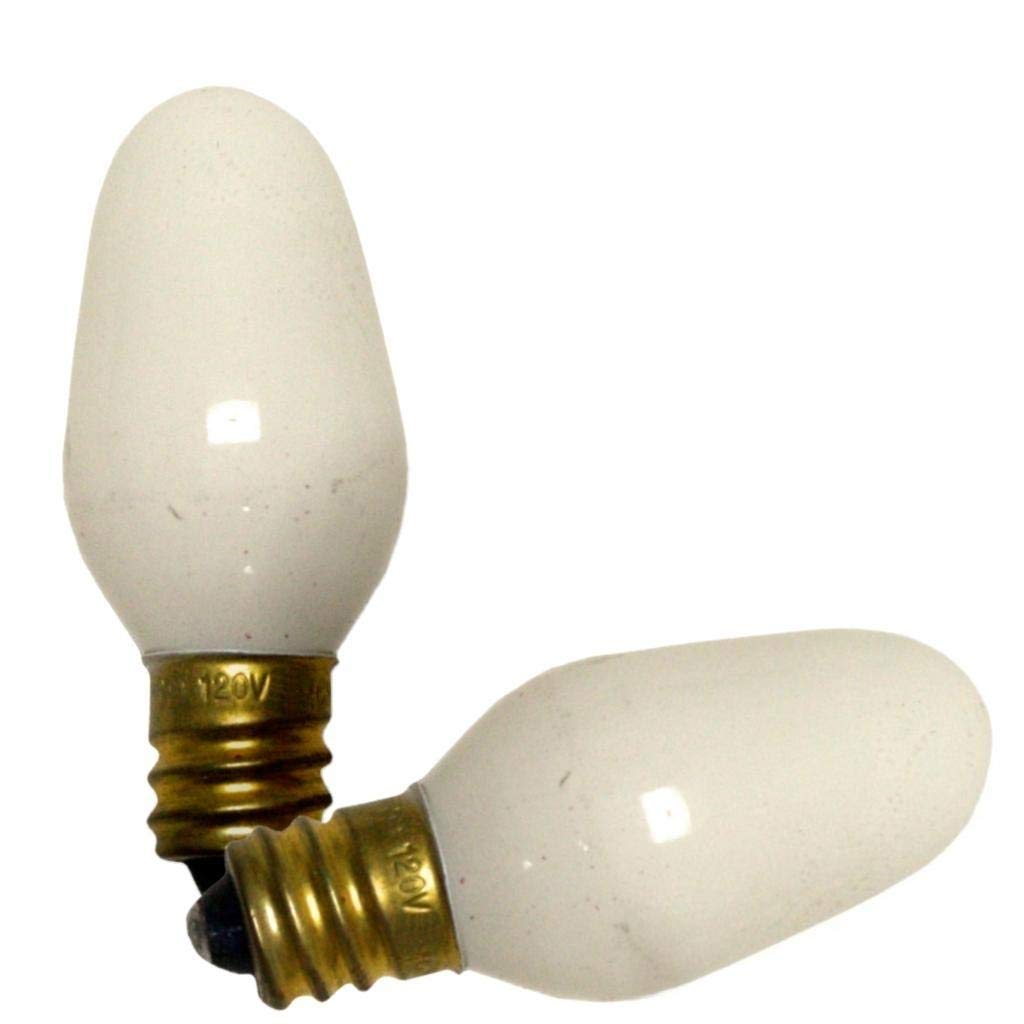 4W C7 Incandescent White E12 (Candelabra) Base, 120 Volt, Card, 2-Pack