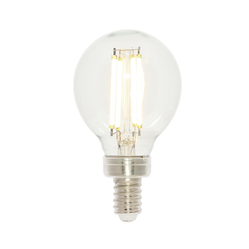 4.5W G16-1/2 Filament LED Dimmable Clear 2700K E12 (Candelabra) Base, 120 Volt, Box