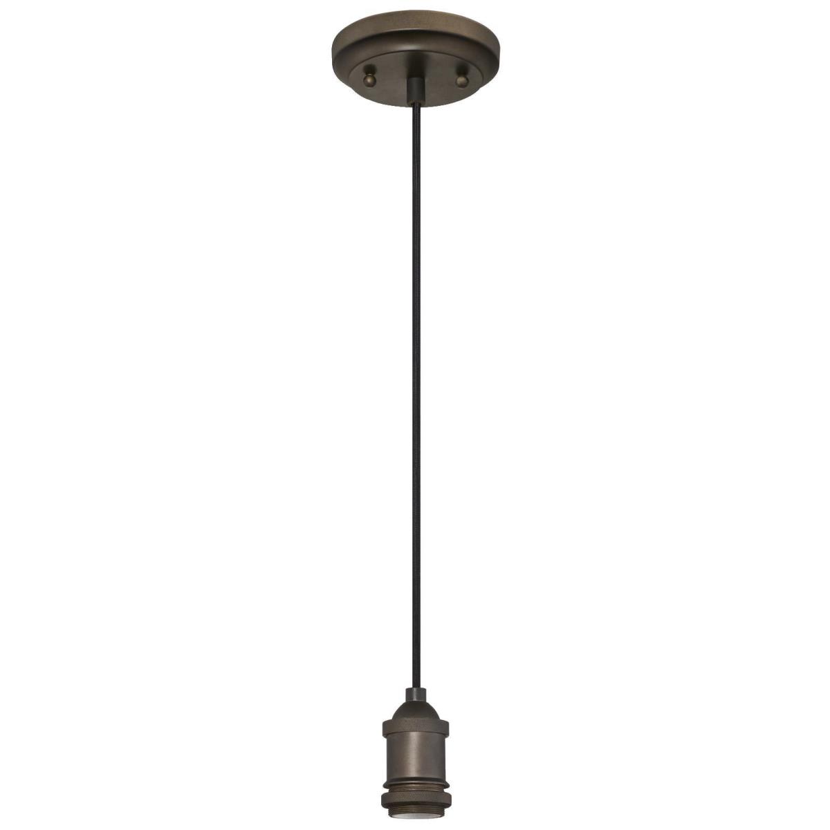 1 Light Retro Mini Pendant Oil Rubbed Bronze Finish