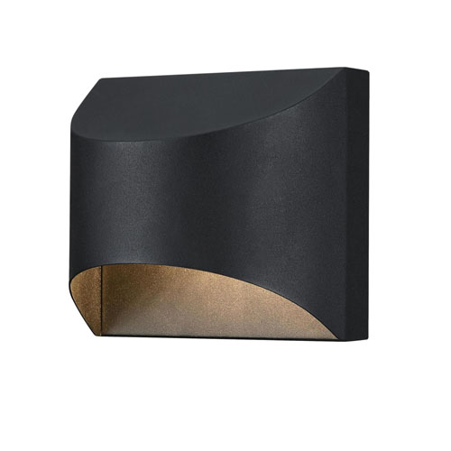 LED Wall Fixture Textured Black Finish