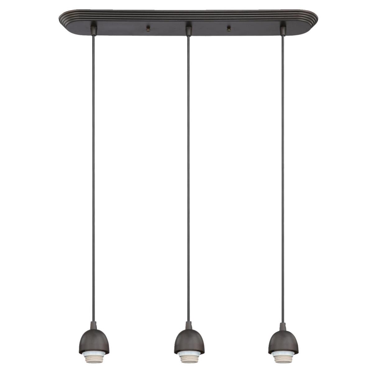 3 Light Mini Pendant Oil Rubbed Bronze Finish