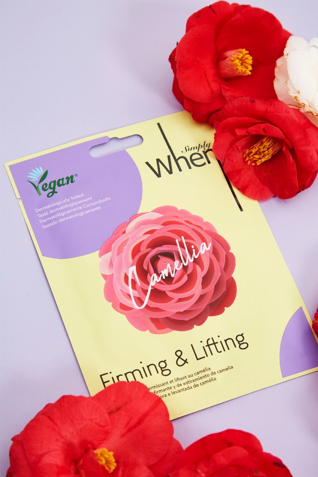 Vegan Camellia Firming & Lifting Sheet Mask - Simply When