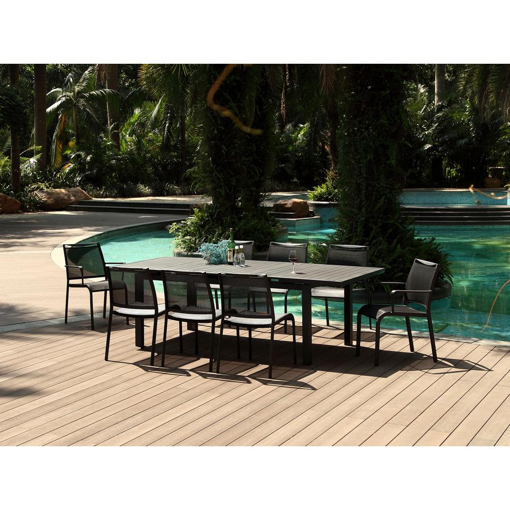 Alum Outdoor Extendable Dining Table