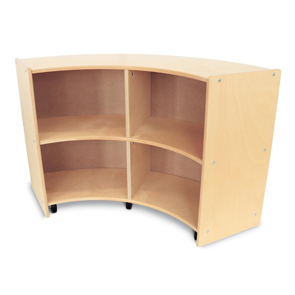 Curve Out Mobile Storage Cabinet