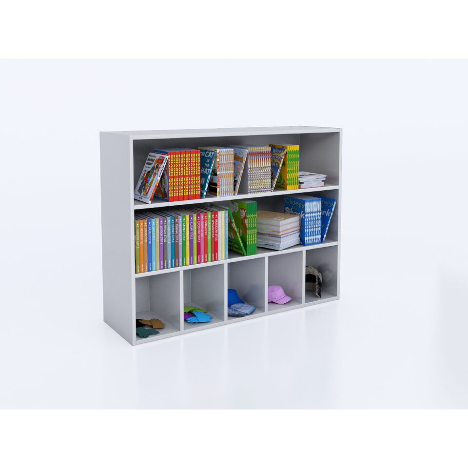 Whitney White Cubby And Shelf Cabinet