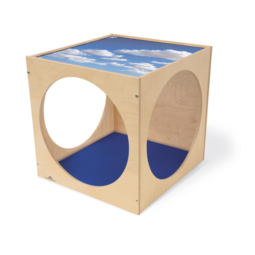 Toddler Acrylic Sky Top Play Cube With Mat