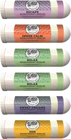 Aromatherapy Inhaler - Relaxation 6 Pack (Escape, Calm,2 Relax, Dreams, Zen)