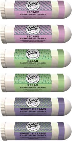 Aromatherapy Inhaler - Sleeptytime 6 Pack (2 Escape, 2 Relax, 2 Sweet Dreams)