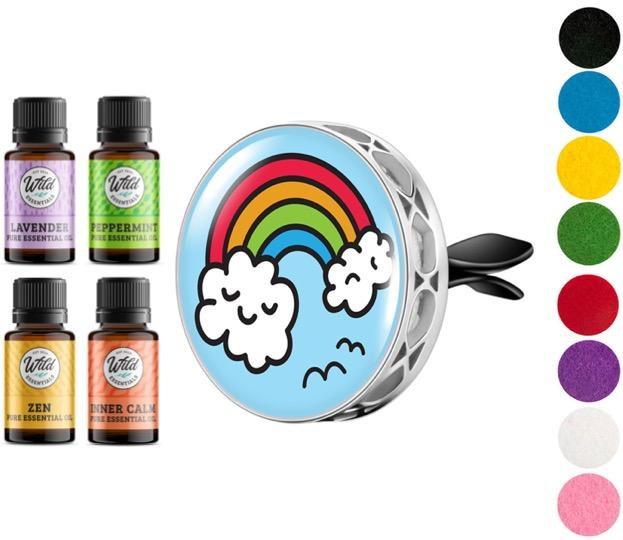 Car Vent Diffuser - Rainbow Cloud