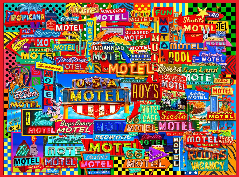 Motel Road Trip 1000-Piece Puzzle