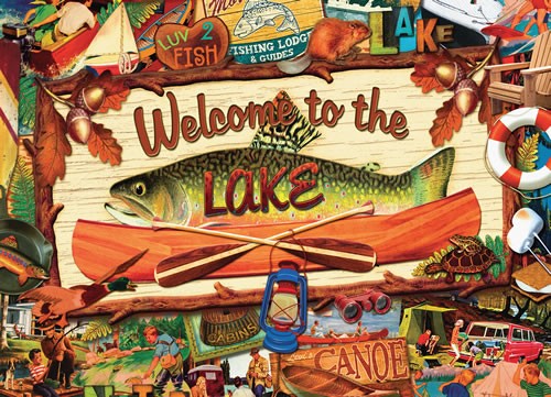 Welcome To the Lake 1000-Piece Puzzle