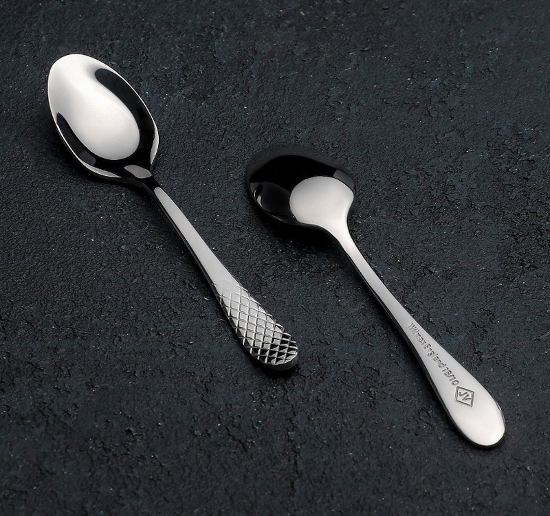 ( Set of 24 ) COFFEE SPOON 4.5" | 11.5 CM IN WHITE BOX