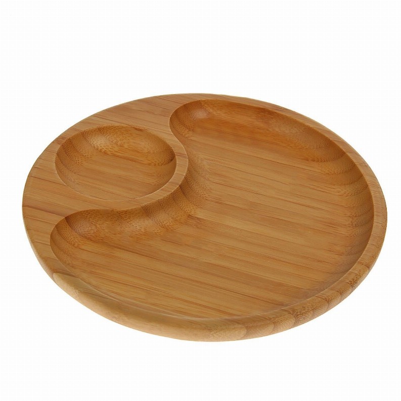 ( Set of 6 ) 2 SECTION PLATTER 8" | 20.5 CM