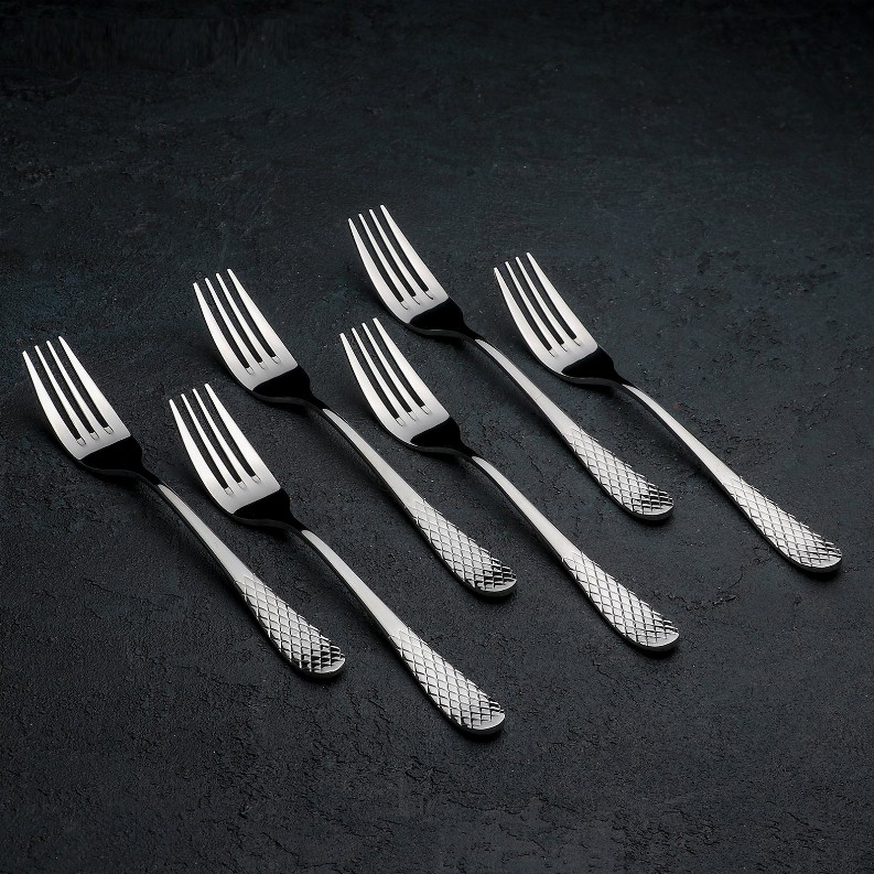 DINNER FORK 8" | 20 CM SET OF 6  IN GIFT BOX