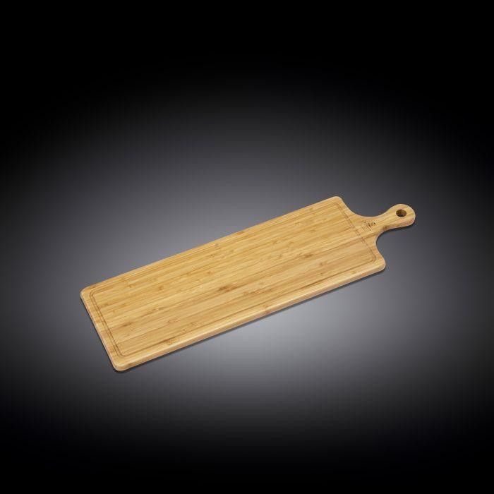 LONG SERVING BOARD WITH HANDLE, Set of 2 - 26" X 7.9" | 66 X 20 CM Wood