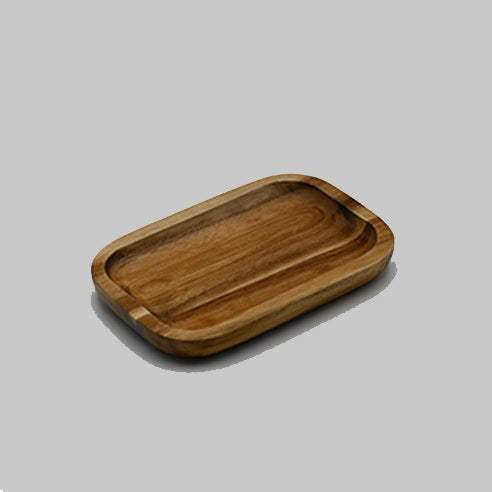 Acacia Serving rectangle tray / Dish 6" X 4"  Wood