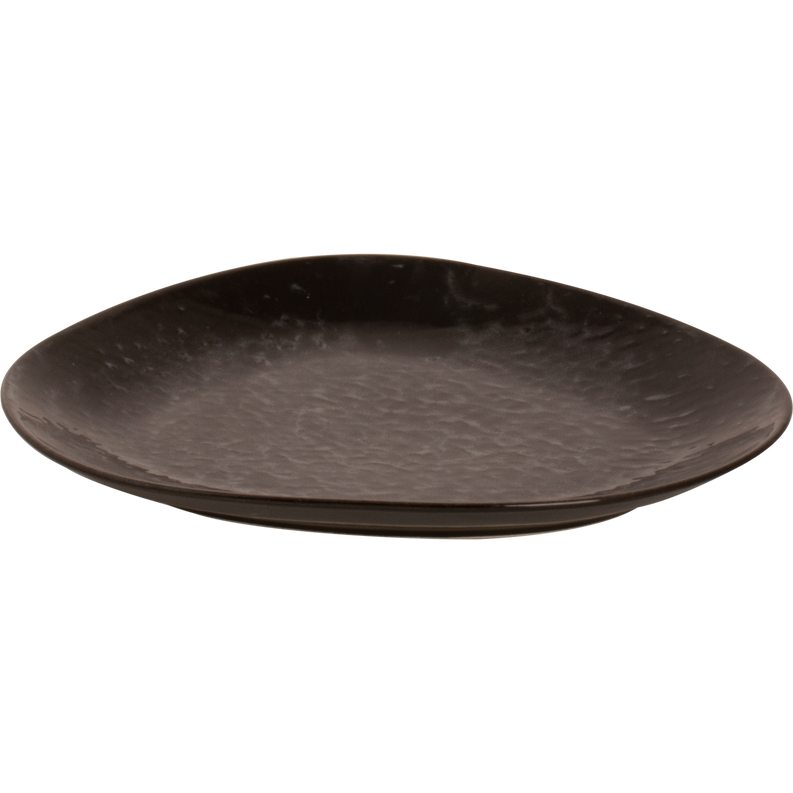 Plate Oval Black Tahiti