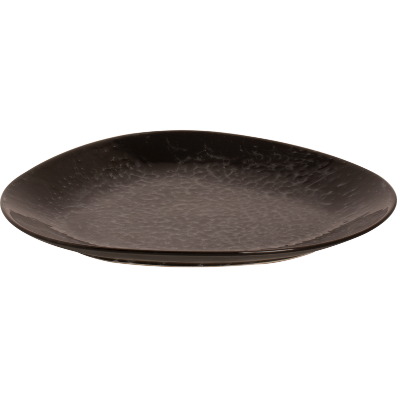 Plate Oval Black Tahiti