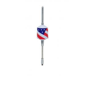 Wilson - 3,500 Watt 26-30 Mhz Wide Band Center Load Trucker Antenna With Weather Trap, 10" Stainless Steel Shaft & 49" Rod - (Us