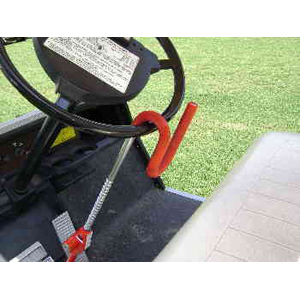 The Club Golf Cart Pedal-to-Wheel Lock