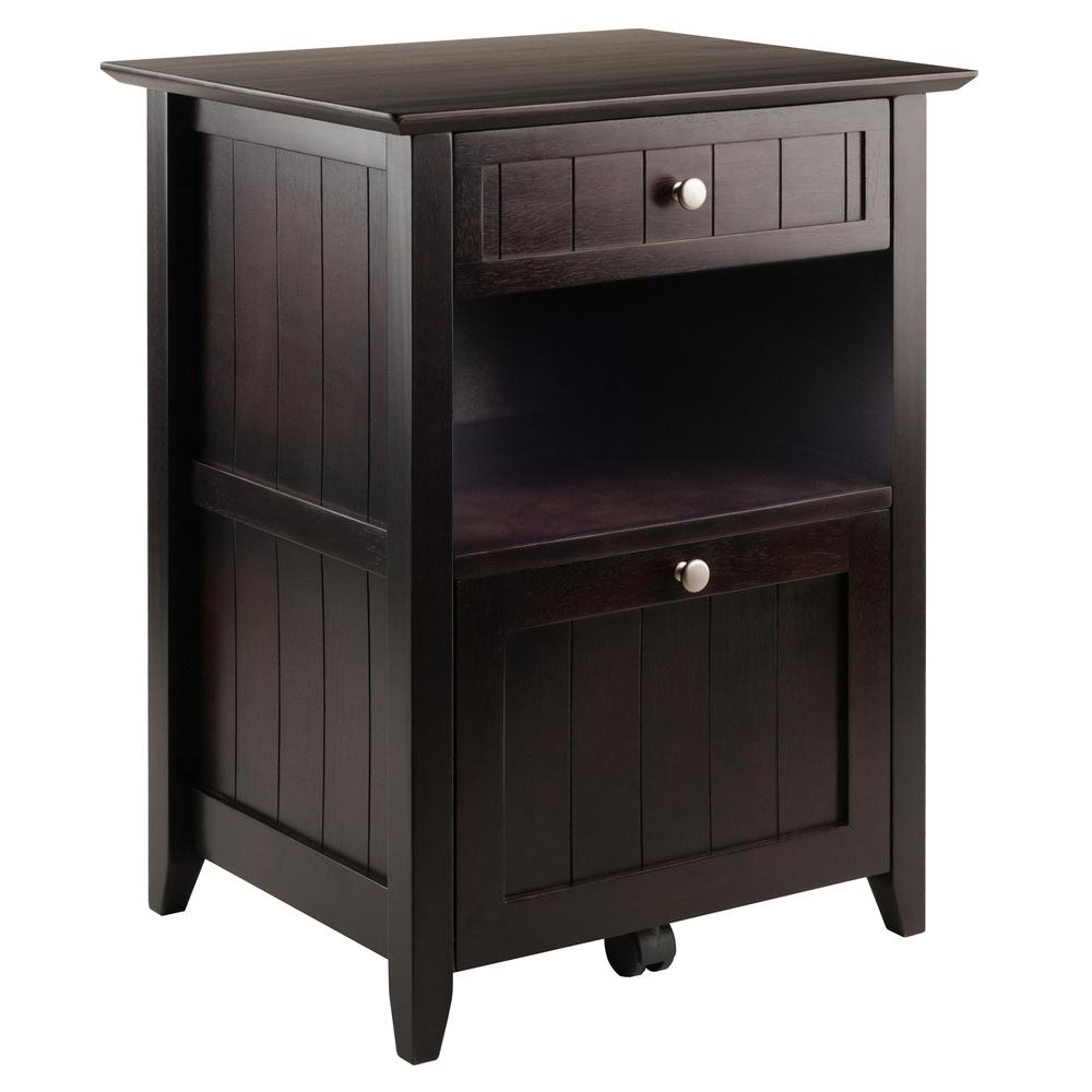 Burke File Cabinet Coffee Finish