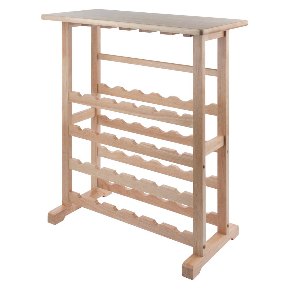 24-Bottle Wine Rack Natural