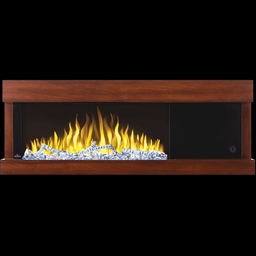 NEFP32-5320BW - STYLUS WALLMOUNT ELECTRIC FIREPLACE - STEINFELD (BURNISHED WALNUT FINISH)