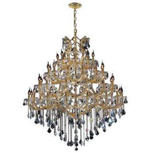 Maria Theresa Collection 49 Light Gold Finish and Clear Crystal Chandelier 46