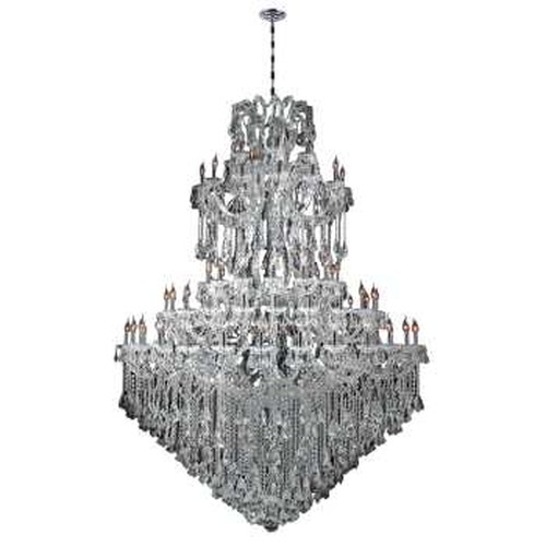 Maria Theresa Collection 84 Light Chrome Finish Crystal Chandelier 72