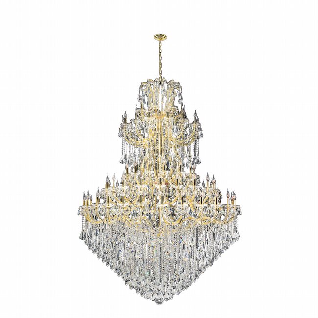 Maria Theresa Collection 84 Light Gold Finish Crystal Chandelier 72