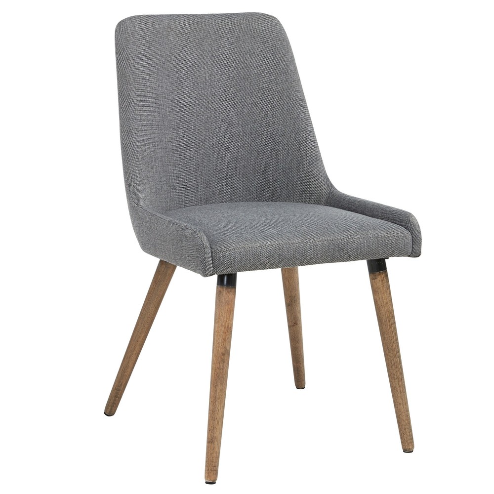 Mia Side Chair Dark Grey/Grey Leg