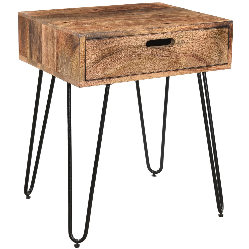 Jaydo Accent Table Natural Burnt
