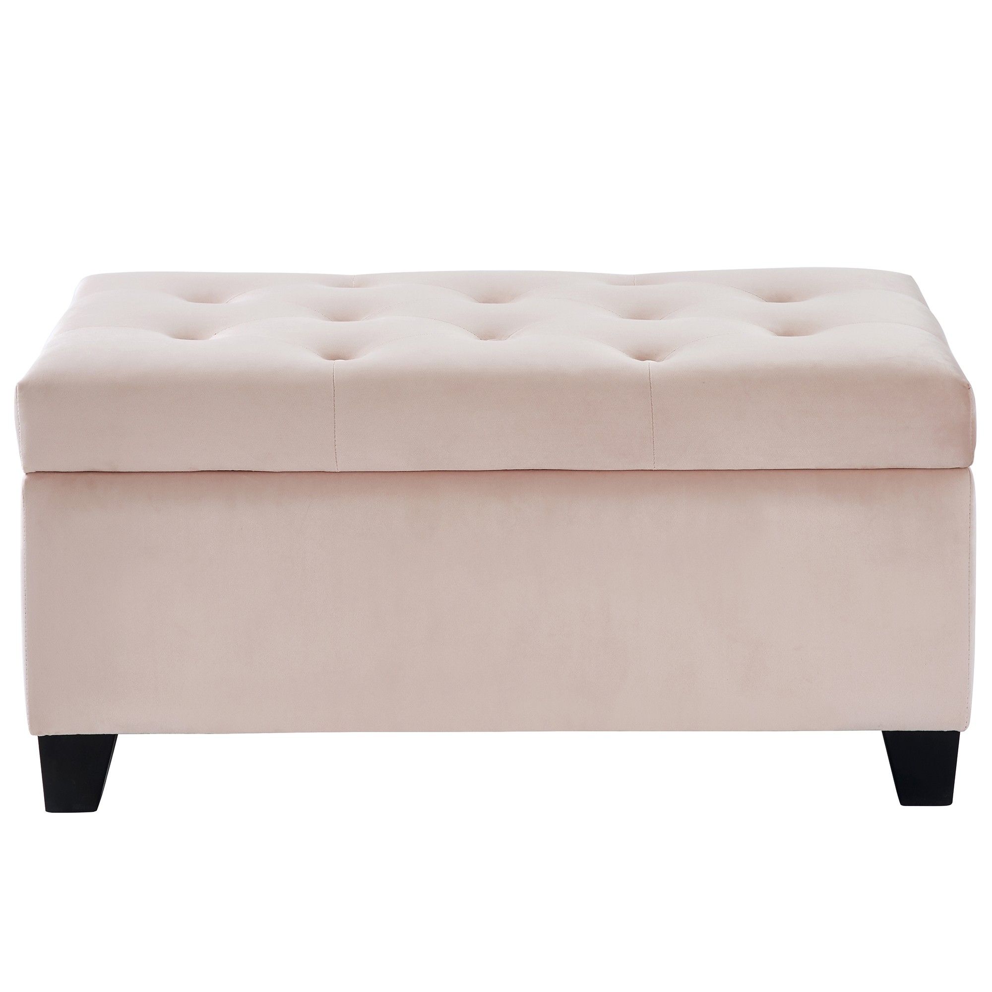 Sally Storage Ottoman Blush Pink