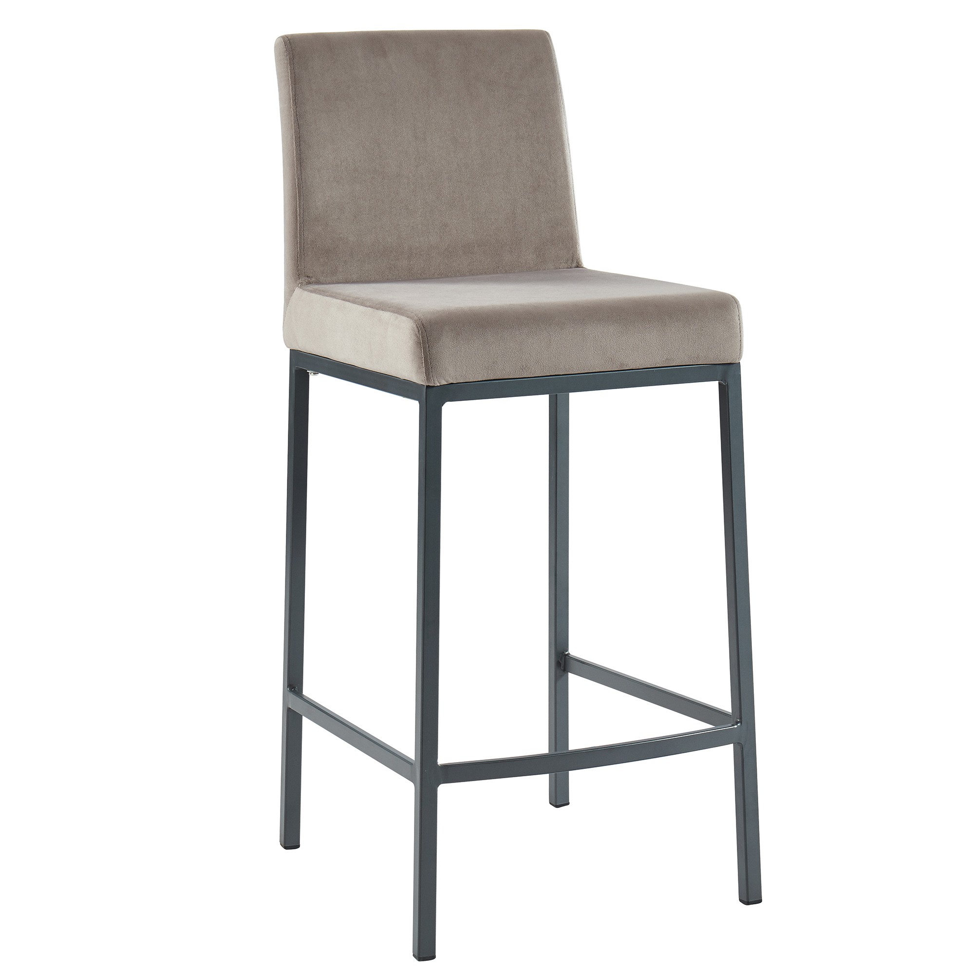 Diego 26" Counter Stool Grey/Grey Leg