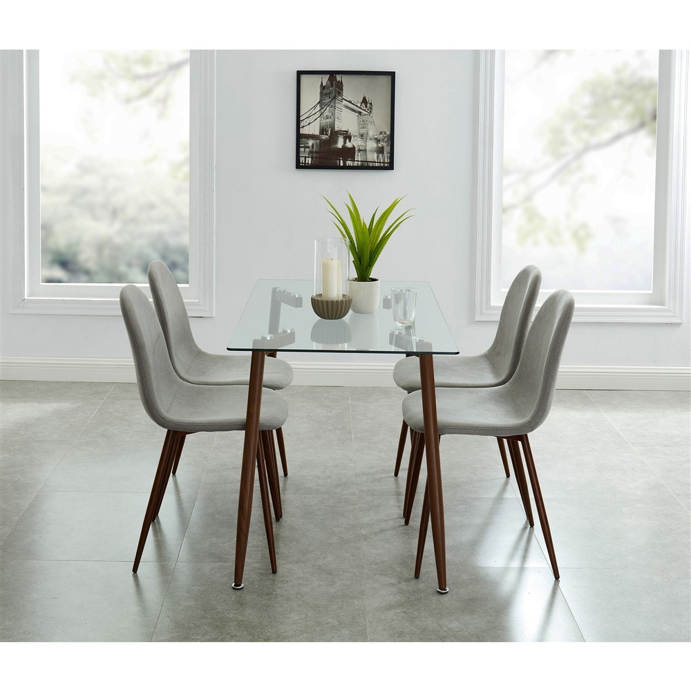Abbot/Lyna Gy 5Pc Dining Set