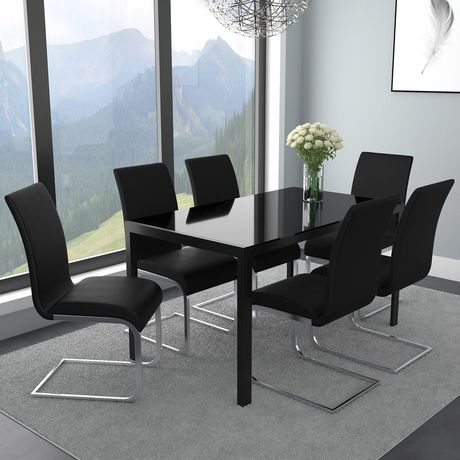 Contra Bk/Maxim Bk 7Pc Dining Set