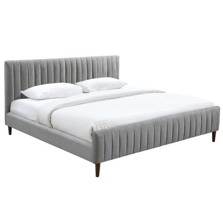 Hannah 78'' Bed Light Grey