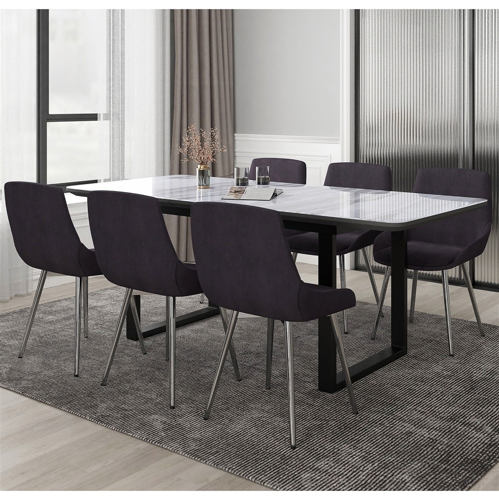 Gavin Cassidy Bk 7Pc Dining Set