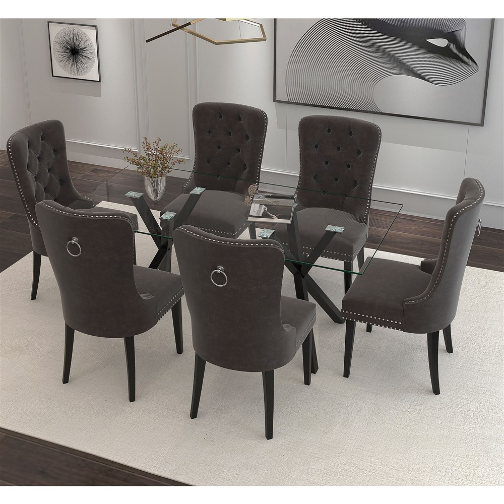 Stark Bk Rizzo Gy 7Pc Dining Set