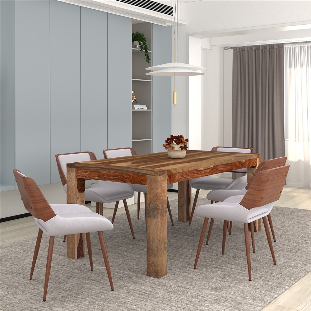 Krish Hudson Gy 7Pc Dining Set