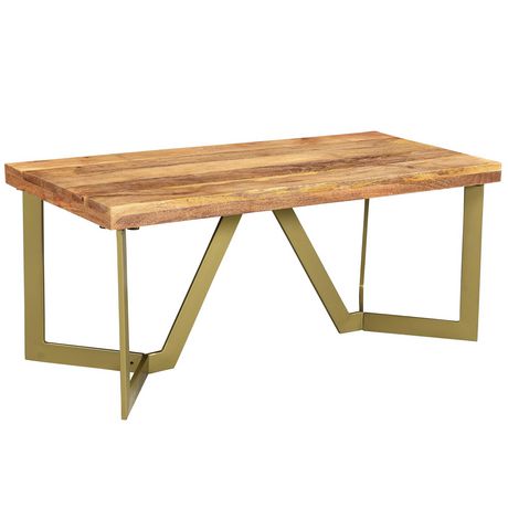 Zivah Coffee Table Natural/Gold