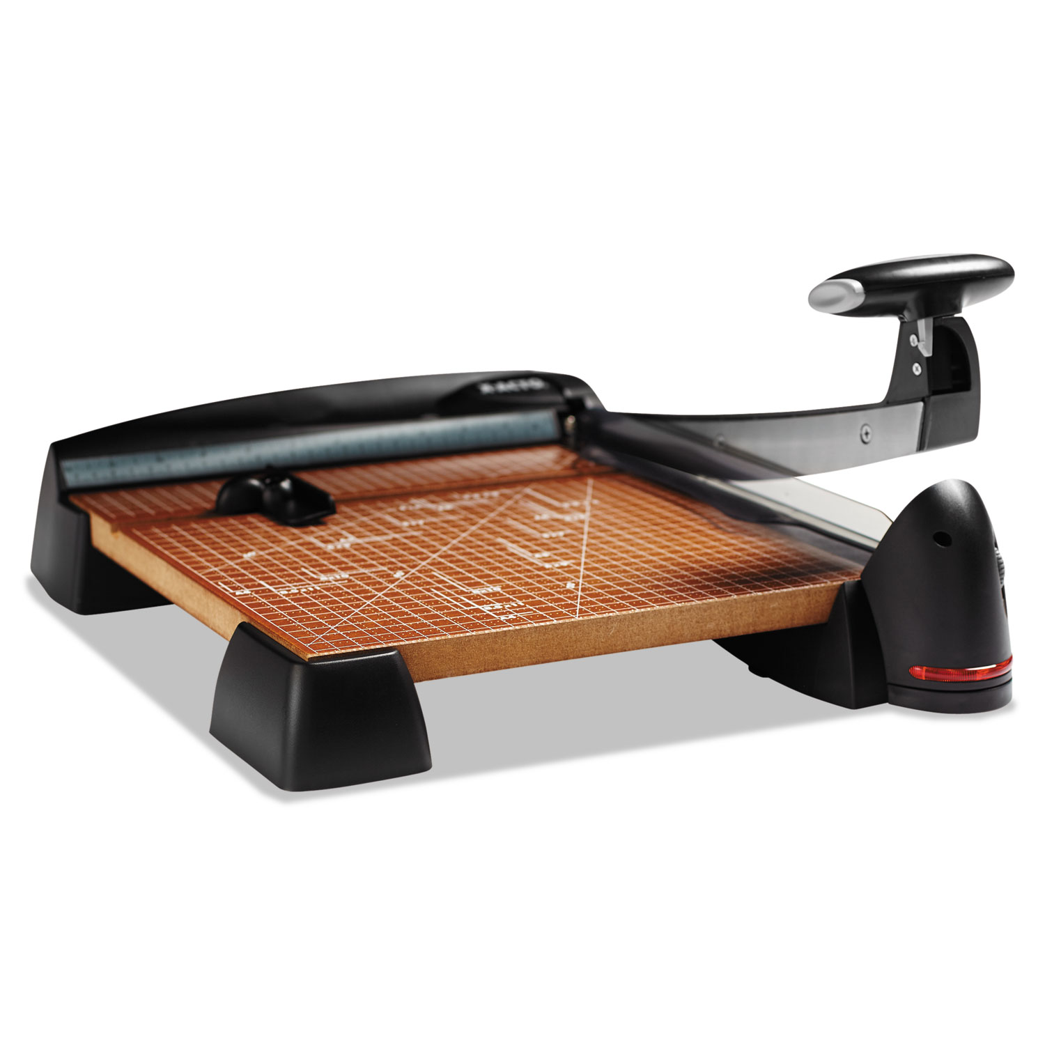 Elmer's X-ACTO 12" Blade Wood Base Laser Trimmer - Cuts 12Sheet - 12" Cutting Length - 15" Height x 18.3" Width - Wood Base, Ste
